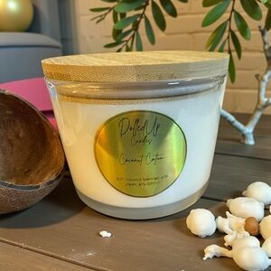 16oz Coconut Cotton Soy Candle | Clean Fresh Scent